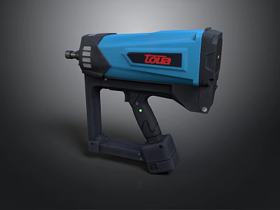 Blue And Black Cordless Power Tool With 1000 Watt Motor And Ergonomic Grip 3d model
