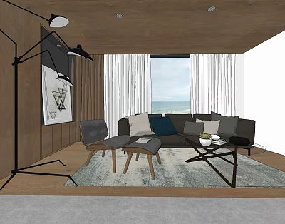 General Manager's Office Modern Office 3d model