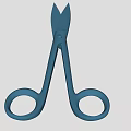 Hardware scissors 3d model