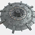 UFO flying saucer spaceship alien spaceship 3d model