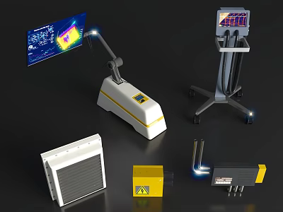 Advanced Medical Devices With Imaging Systems Treatment Instruments And Components 3d model