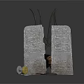 Scene Construction Components Featuring Metal Grill Plates Wires Coils And Hardware