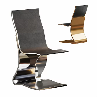 Modern Art Alien Dining Chair 3d model