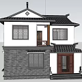 chinese architecture 3d model
