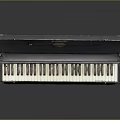 Vintage Garrard Piano With Wooden Case Classic Keyboard Keys And Pedals