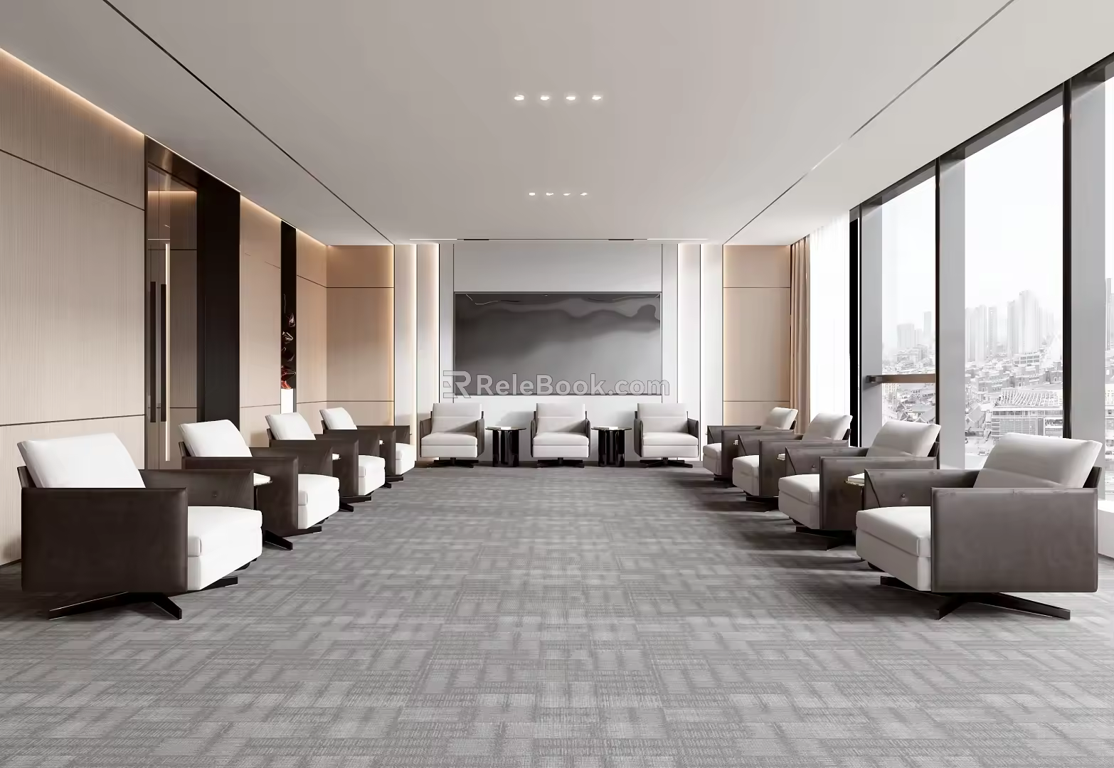 Meeting Room Meeting Room Reception Room Meeting Room Business Sofa 3d model