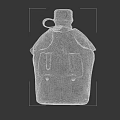 Daily Electrical Appliance Portable Brown Kettle With Lid And Strap Design For Home Use