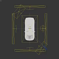 Gray Modern SUV With Sleek Design Front Grille And Alloy Wheels