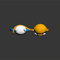 Cartoon Character Finn and Yellow Creature Jake Standing Together on Black Background