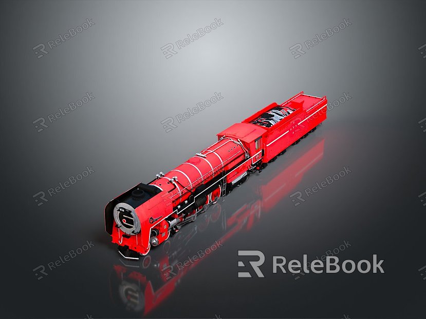 modern train vintage train steam train train carriage locomotive head model