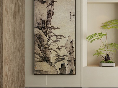 New Chinese Decorative Painting model