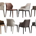 Various Modern Accent Chairs With Brown Grey Beige Colors And Comfortable Upholstered Design