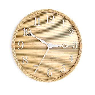 Modern clock rattan wall clock 3d model