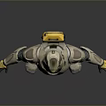 Sci-Fi Armor Alien Armor Sci-Fi Armor High-Tech Armor Futuristic Armor Alien Warrior Armor 3d model