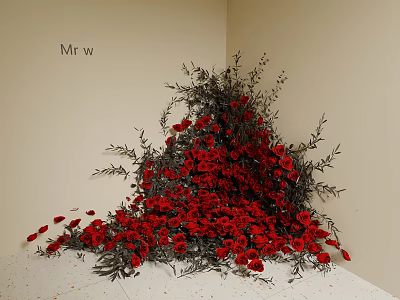 Decorations on the floor Decorations on the floor Decorations on the floor Decorations on the floor Decorations on the corners of the wall Decorations 3d model