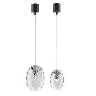 Modern Minimalist Chandelier Simple Chandelier Restaurant Chandelier 3d model