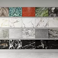 Marble stone wall panel material combination stone material European stone minimalist stone color stone wall 3d model