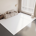 Living room carpet 3d model