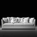 Three-seat sofa 3d model