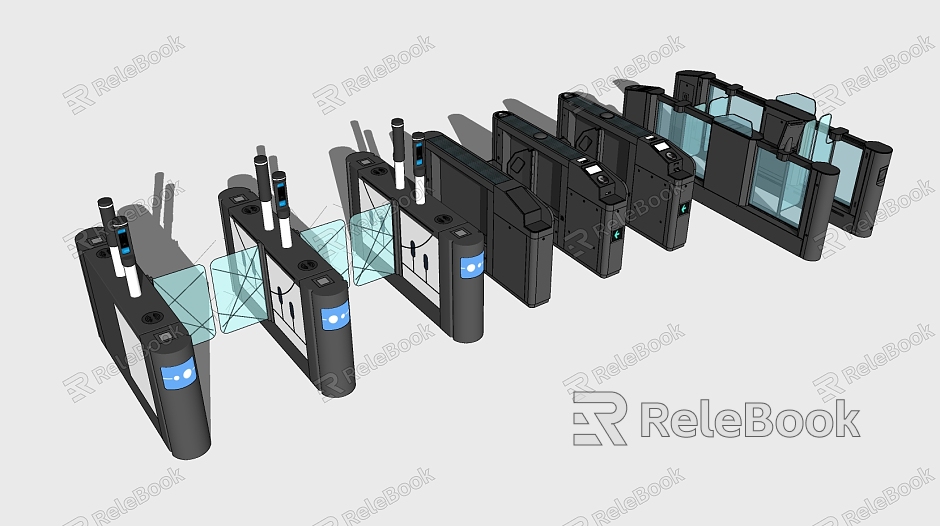 Modern gate security gate model