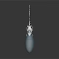 Elegant Blue Teardrop Pendant Necklace With Silver Setting And Delicate Chain
