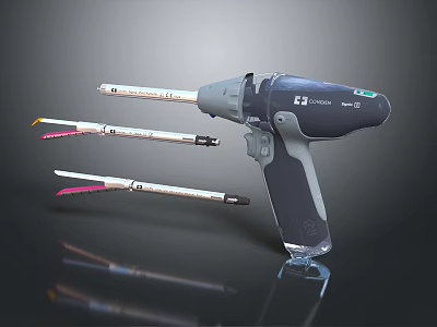 Advanced Medical Laparoscopic Surgical Instruments With Interchangeable Tips And Ergonomic Handle Design 3d model