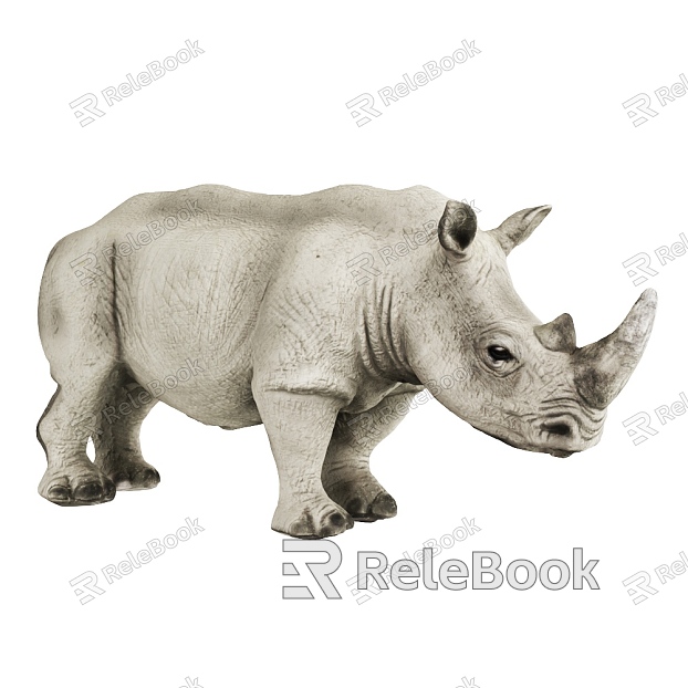 Modern Rhino White Rhino Rhino White Rhino model