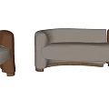 Modern Multiplayer Combination Sofa Single Sofa Shaped Sofa TOP17 Poliform Modern Multiplayer Sofa 3d model