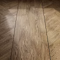 Natural Wood Flooring Construction With Herringbone Pattern And Straight Planks Design 3d model