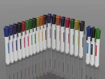 Modern color pen model