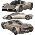 Hyundai sports car Pagani Super sports car Car Sedan 3d model