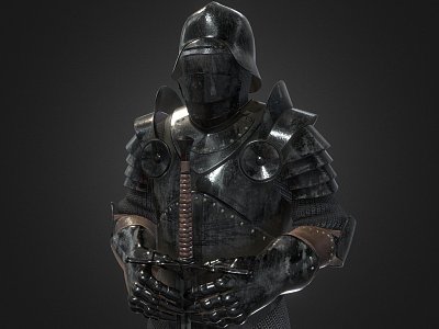 Weapon Knight Armor model