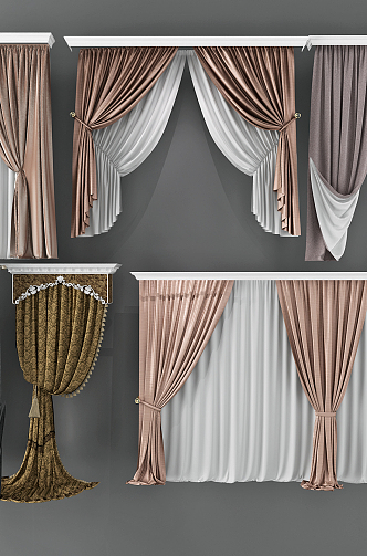 Jane's Curtain 3d model