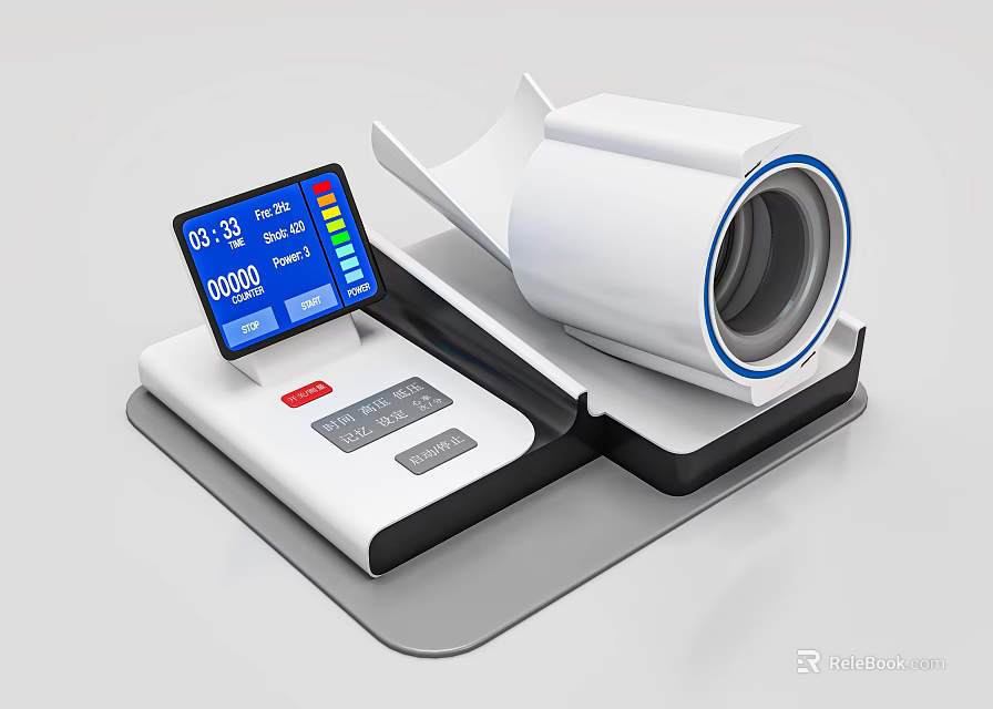 High Precision Medical Automatic Blood Pressure Measurement Device With Digital 3d model