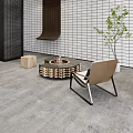 Modern round coffee table 3d model