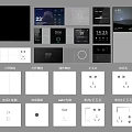Switch socket socket panel 3d model