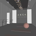 Modern Yunli Art Dance Studio Interior With Barres Exercise Ball And Yoga Mats