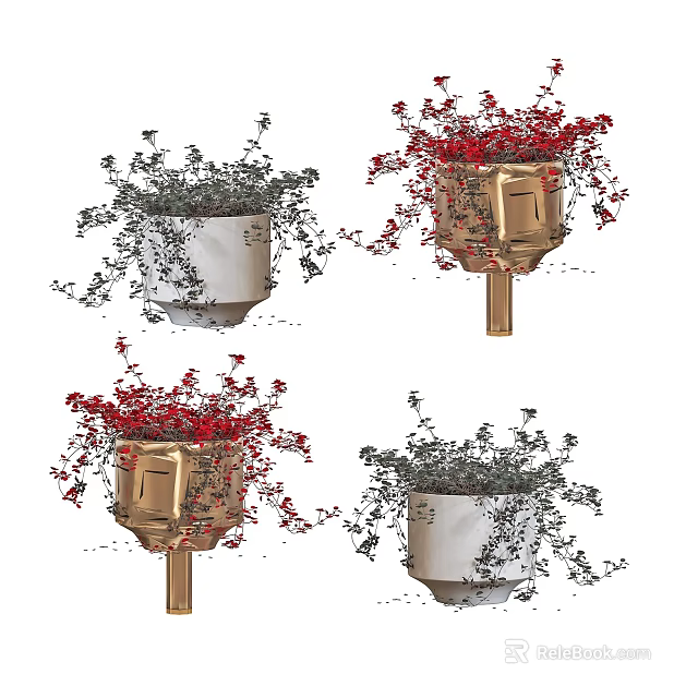 Modern Shower Sauna Interior Design With Potted Plants And Relaxation Features 3d model 