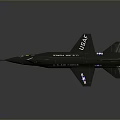 USAF 534th FS Military Jet Fighter With Black Body And Star Badge