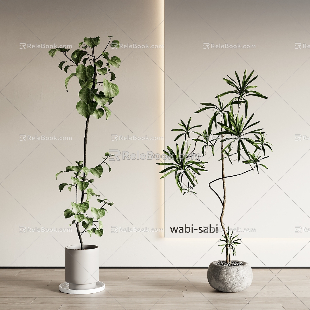 potted plant 3d model