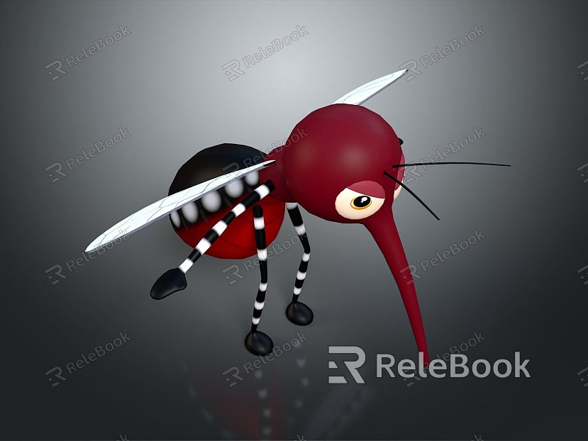 Mosquito Cartoon Mosquito Cartoon Insect Monster Monster Cartoon Monster Monster Cartoon Monster model