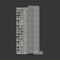 Modern Multi Storey Residential Apartment Building With Balconies And Light Colored Facade