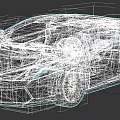 Orange Sports Car With Sleek Aerodynamic Design And Alloy Wheels
