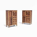 Traditional Wooden Storage Cabinets With Drawers And Doors For Home Organization Solutions