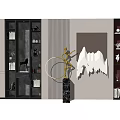 Modern Bookcase Bookshelf 3d model