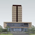 Modern Architecture Shijiazhuang Archives 3d model