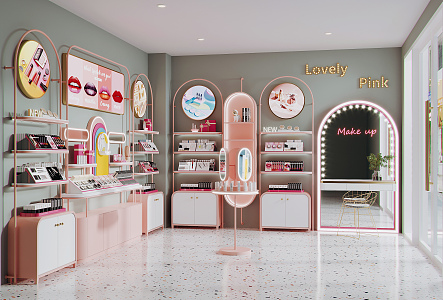 Modern Cosmetics Store Cosmetics Store 3d model