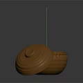 Carved Ceramic Sculpture with Open Lid and Incense Stick Textured Surface Design