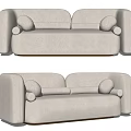Modern Multiplayer Sofa Double Sofa 3d model
