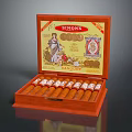 Simons Premium Handmade Cigars in Wooden Box with Bandette Design